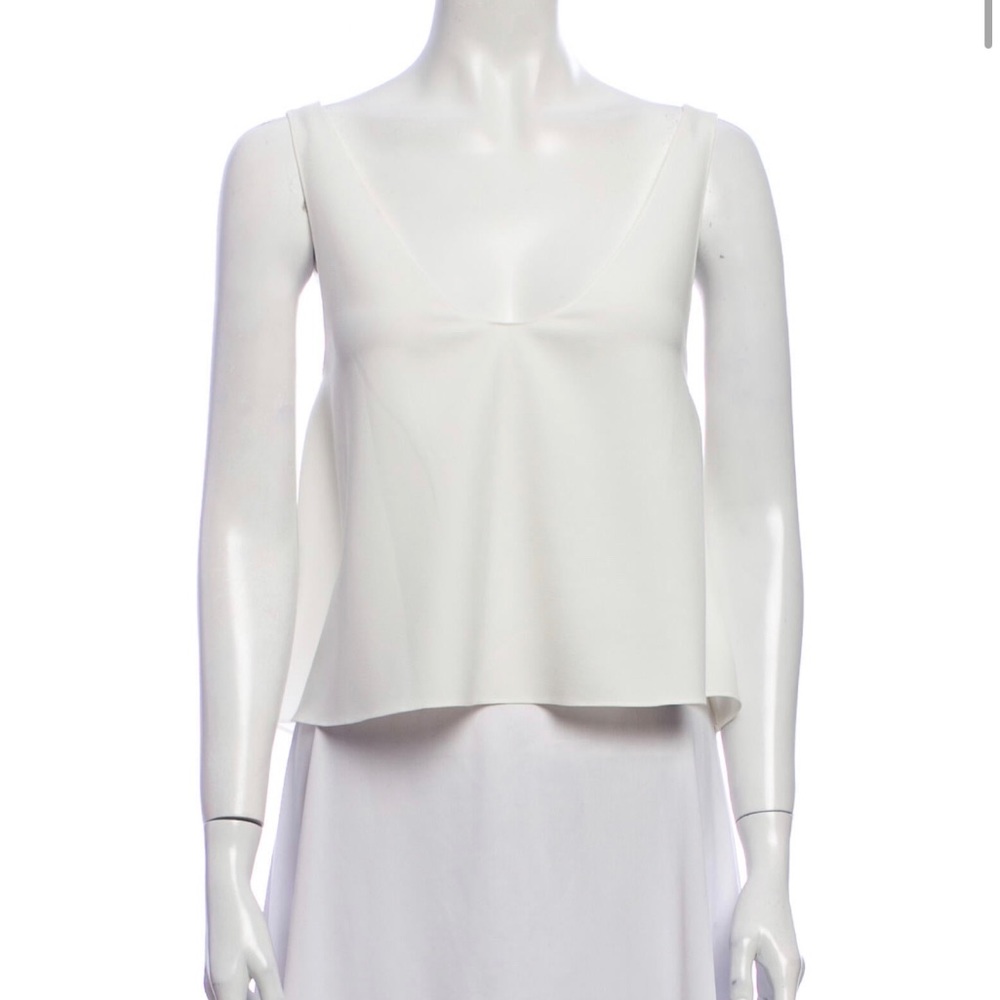 RIME ARODAKY white low back tank